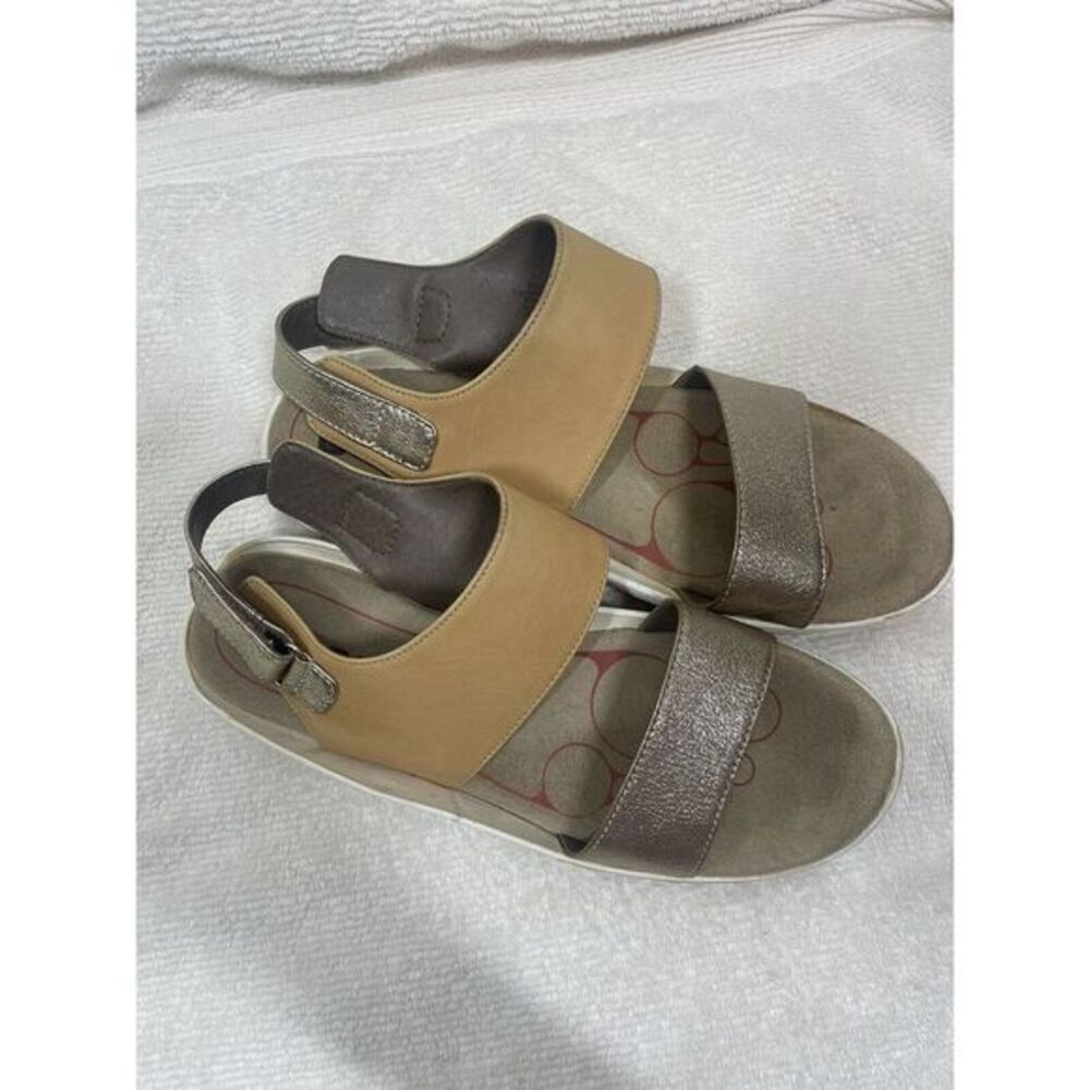 Bionica Yolanda Women’s Size 8.5 Leather Wedge Platform Slingback Comfort Sandal - Picture 5 of 16